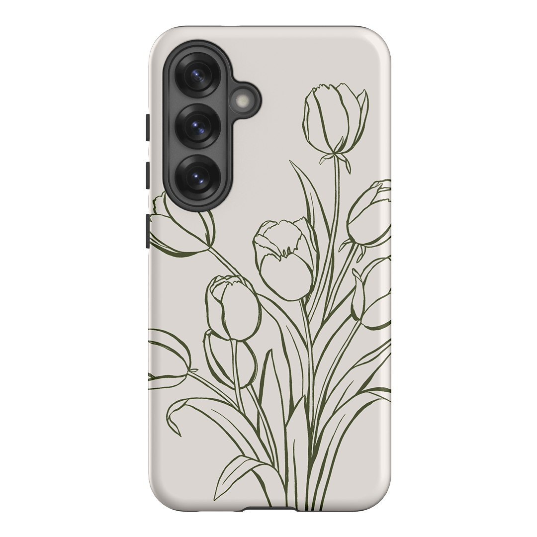 Inked Tulips Printed Phone Cases Samsung Galaxy S25 / Armoured by Typoflora - The Dairy