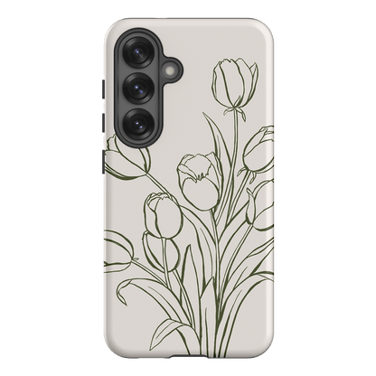 Inked Tulips Printed Phone Cases Samsung Galaxy S25 / Armoured by Typoflora - The Dairy