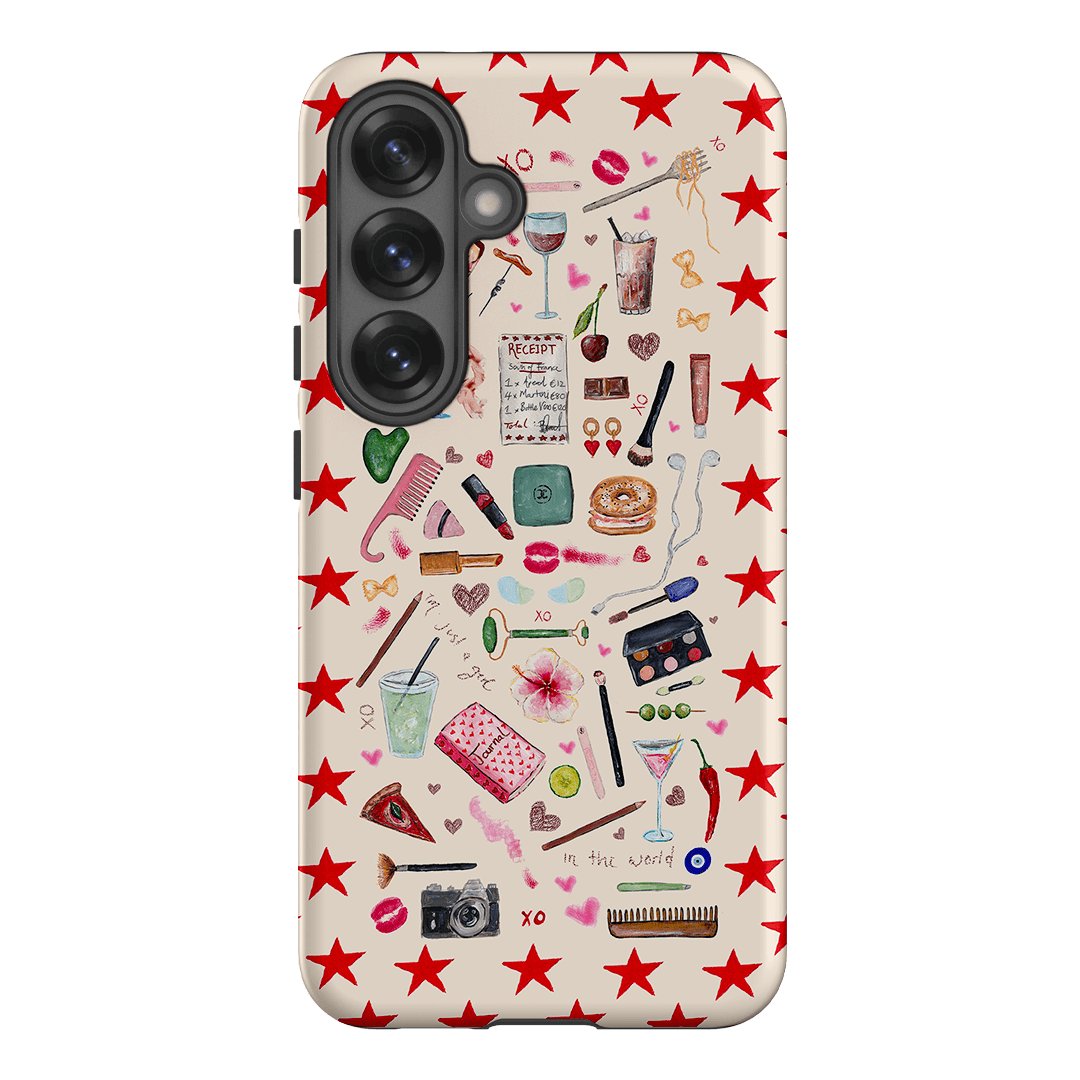 Just A Girl Printed Phone Cases Samsung Galaxy S25 / Armoured by BG. Studio - The Dairy