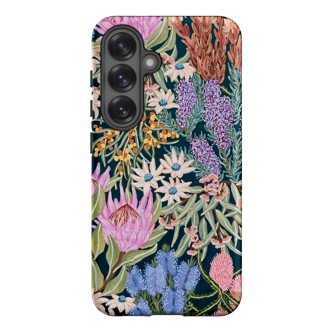Moonlit Floral Printed Phone Cases Samsung Galaxy S25 / Armoured by Amy Gibbs - The Dairy