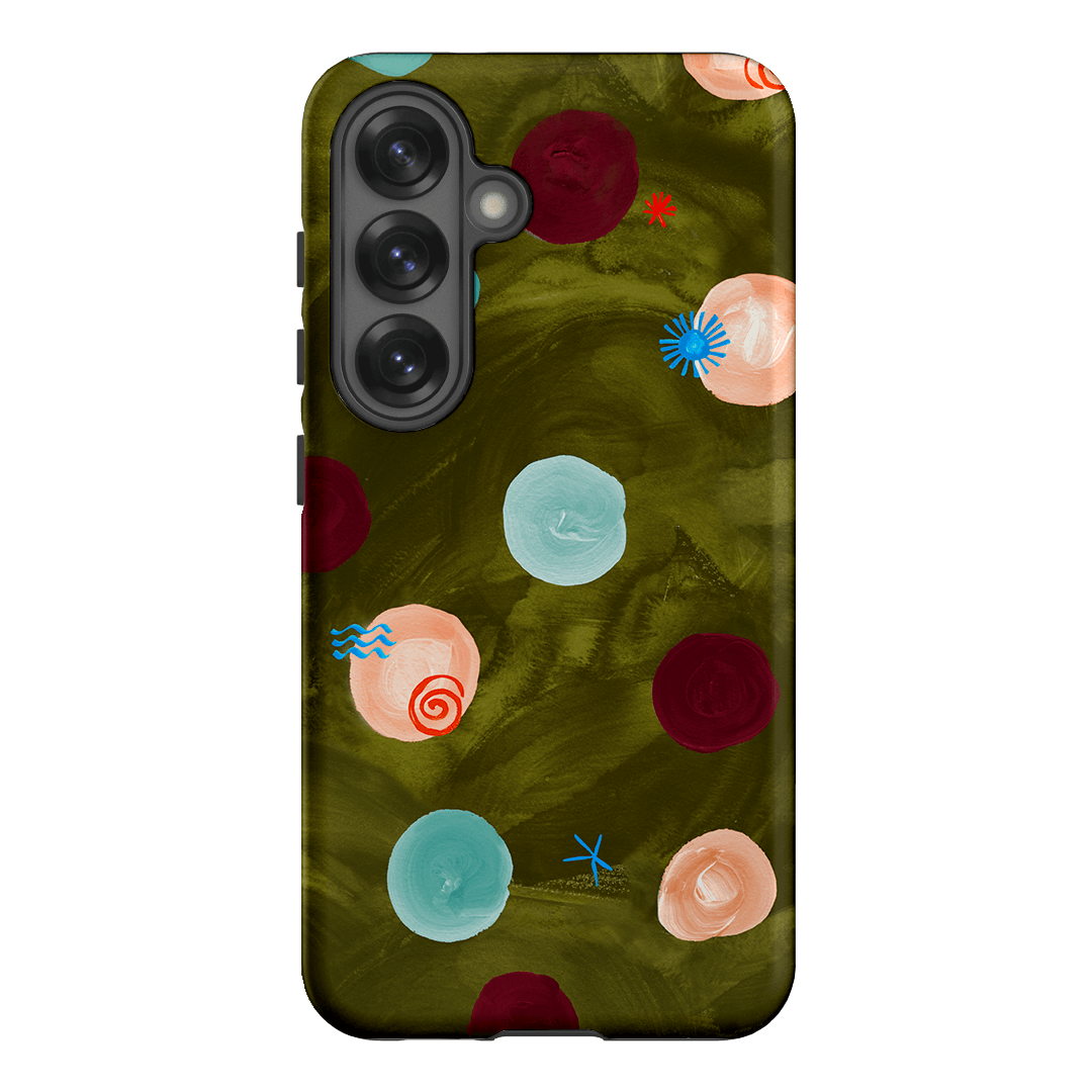 Olive Spot Printed Phone Cases Samsung Galaxy S25 / Armoured by Charlie Taylor - The Dairy