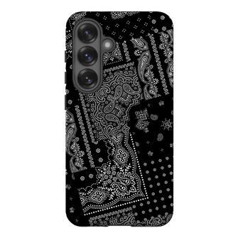 Paisley Noir Printed Phone Cases Samsung Galaxy S25 / Armoured by The Dairy - The Dairy