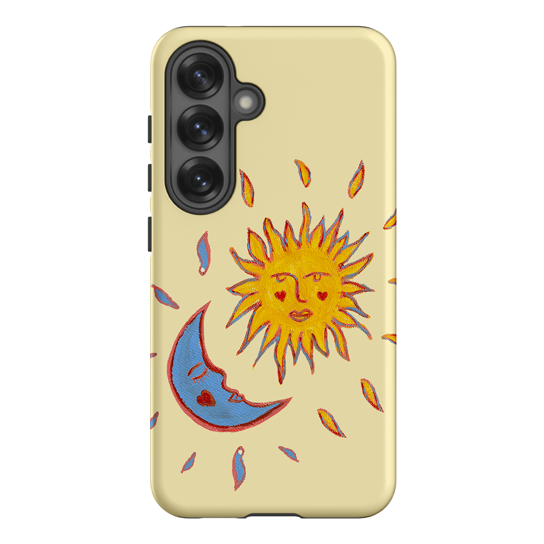 Sun & Moon Yellow Printed Phone Cases Samsung Galaxy S25 / Armoured by BG. Studio - The Dairy