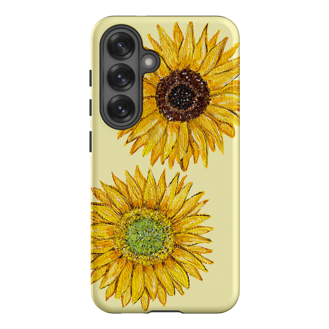 Sunflower Yellow Printed Phone Cases Samsung Galaxy S25 / Armoured by BG. Studio - The Dairy
