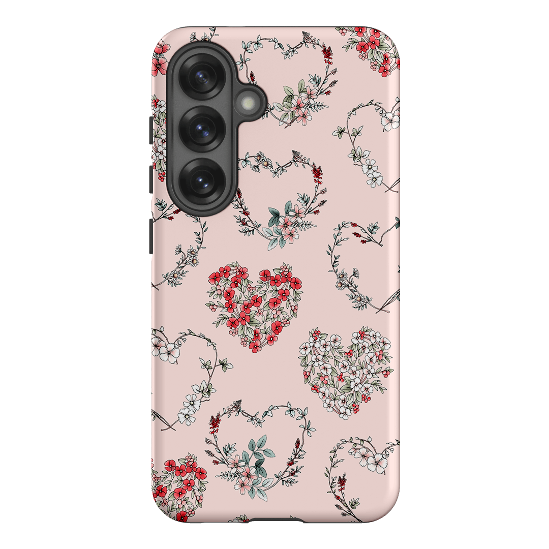 Wild Heart Wreath Printed Phone Cases Samsung Galaxy S25 / Armoured by Typoflora - The Dairy