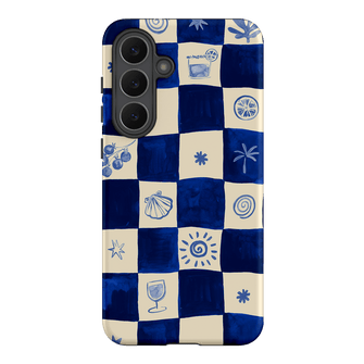 Afternoon Mezze Azure Printed Phone Cases Samsung Galaxy S25 FE / Armoured by Charlie Taylor - The Dairy