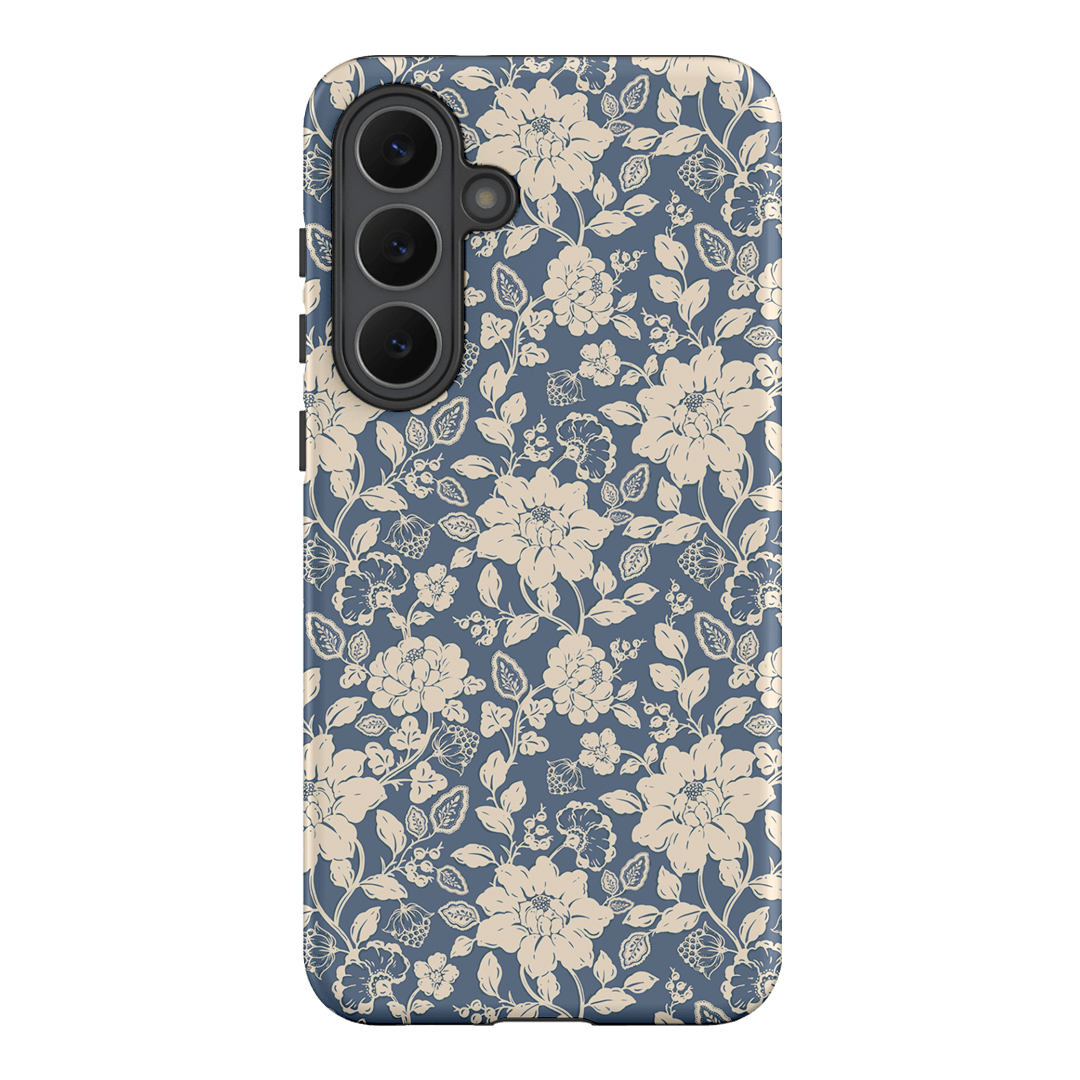 Blue Garden Printed Phone Cases Samsung Galaxy S25 FE / Armoured by Kasiags Art - The Dairy