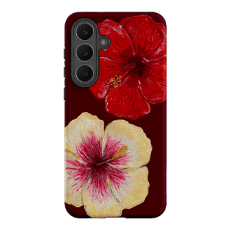 Hibiscus Flower Printed Phone Cases Samsung Galaxy S25 FE / Armoured by BG. Studio - The Dairy
