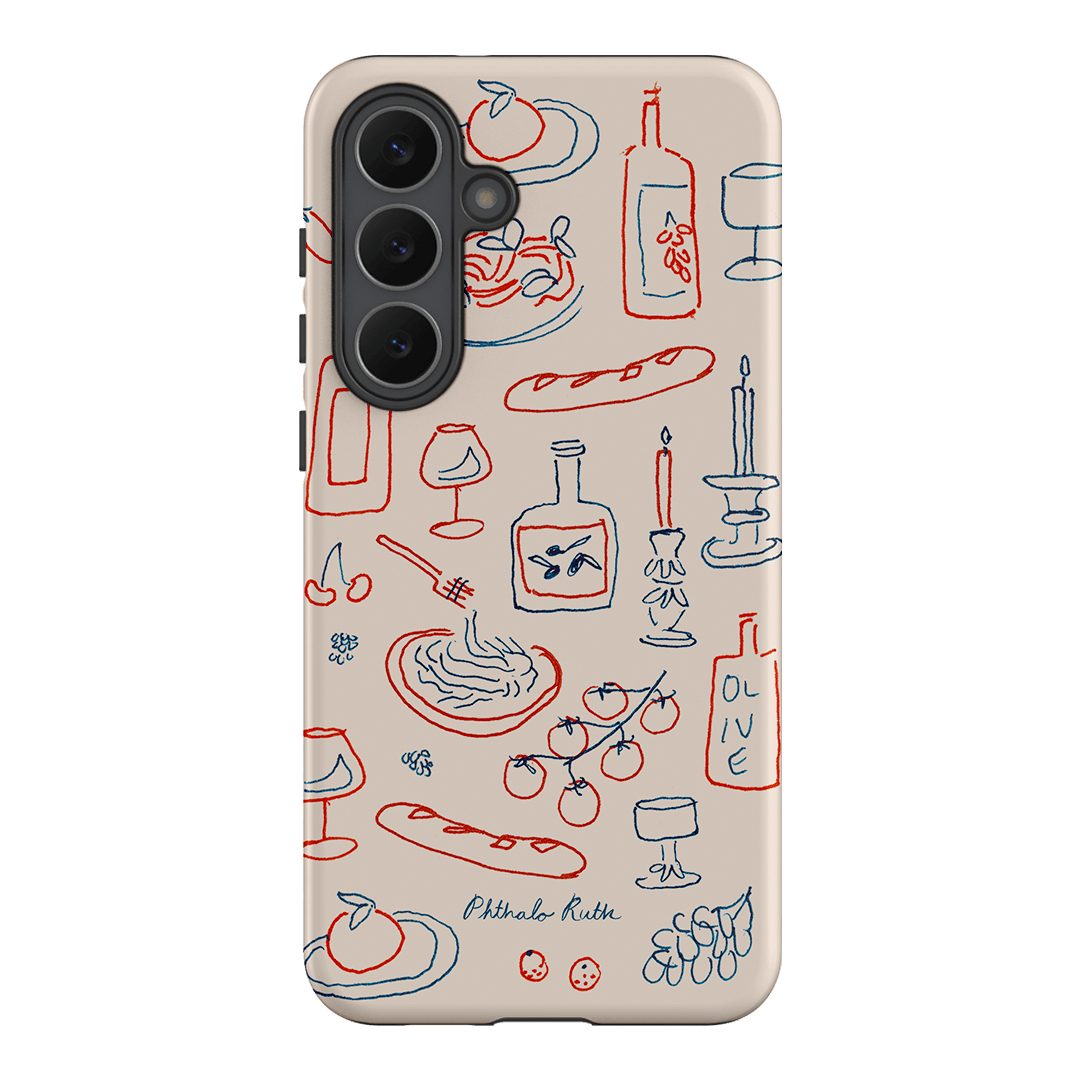 Italian Fare Printed Phone Cases Samsung Galaxy S25 FE / Armoured by Phthalo Ruth - The Dairy