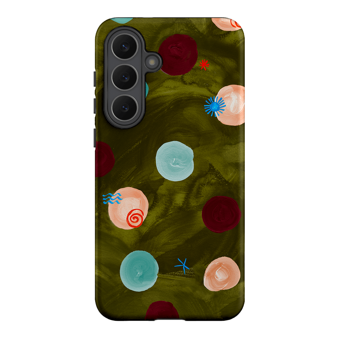 Olive Spot Printed Phone Cases Samsung Galaxy S25 FE / Armoured by Charlie Taylor - The Dairy