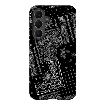 Paisley Noir Printed Phone Cases Samsung Galaxy S25 FE / Armoured by The Dairy - The Dairy