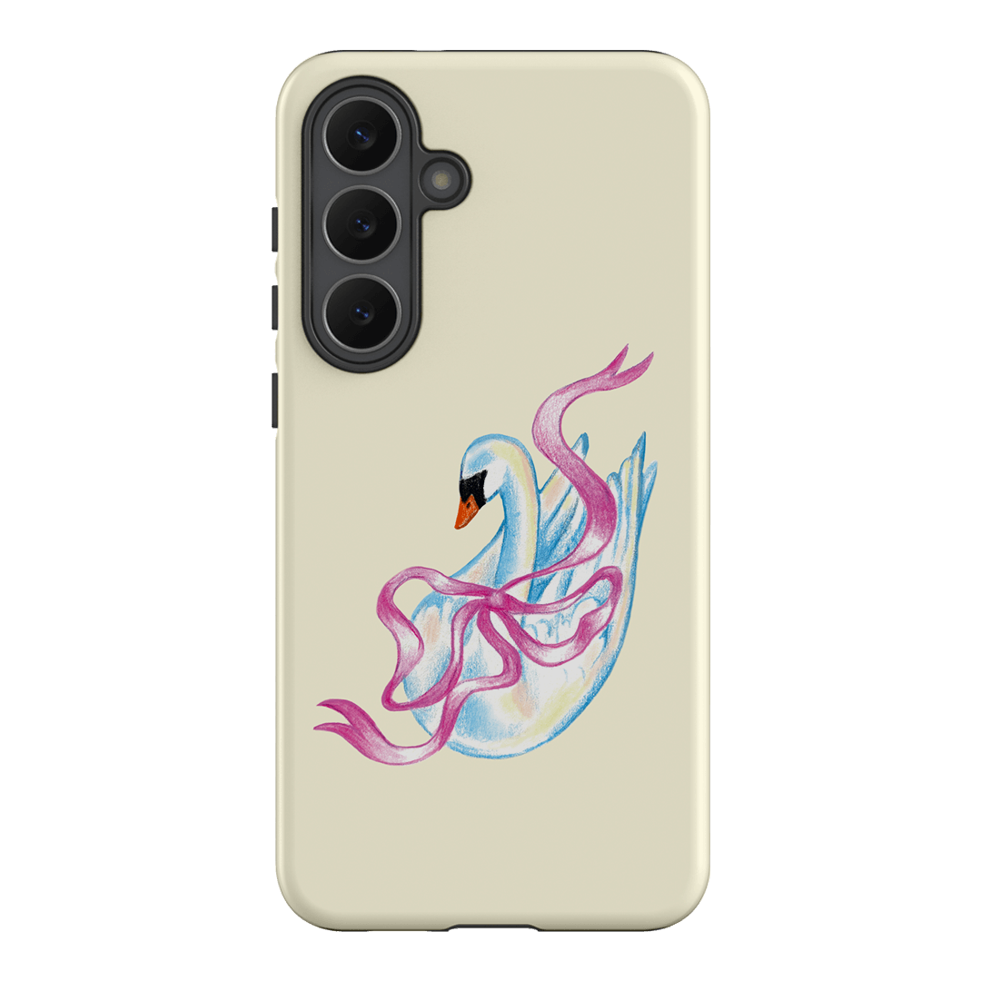 Satin Swan Printed Phone Cases Samsung Galaxy S25 FE / Armoured by Femke Studio - The Dairy