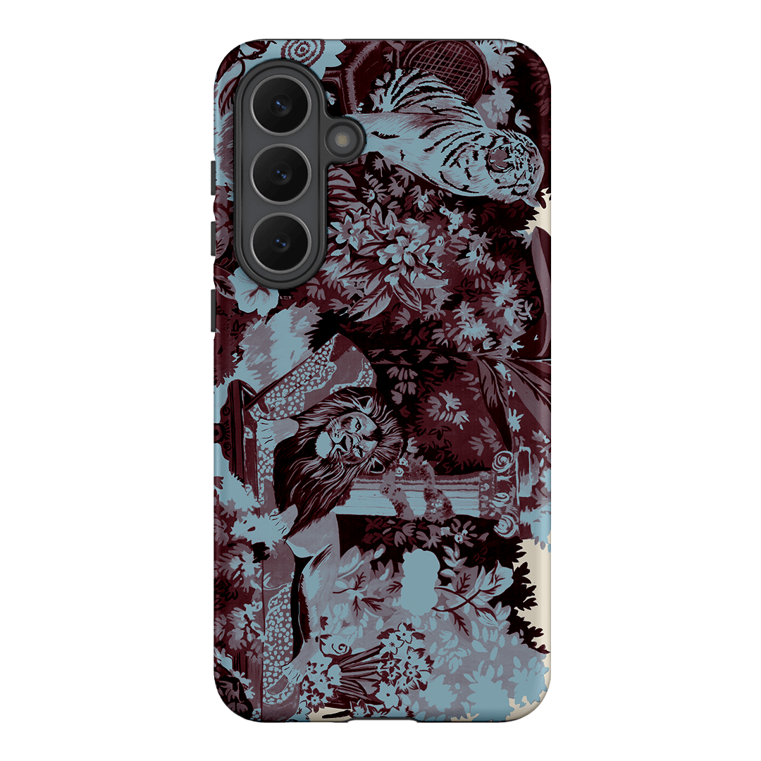 Tippi Blue Printed Phone Cases Samsung Galaxy S25 FE / Armoured by Desmond & Dempsey - The Dairy
