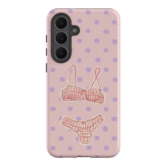 Vintage Gingham Printed Phone Cases Samsung Galaxy S25 FE / Armoured by Kayla Carr - The Dairy