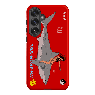 1800-Busy Rn in Red Printed Phone Cases Samsung Galaxy S25 Plus / Armoured by Easty Beasty - The Dairy