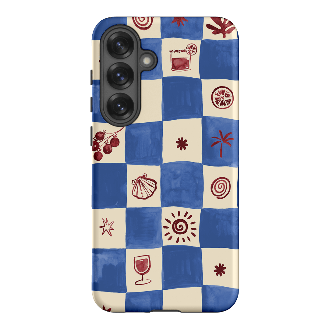 Afternoon Mezze Cornflower Printed Phone Cases Samsung Galaxy S25 Plus / Armoured by Charlie Taylor - The Dairy