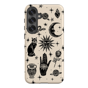Astro Flash Beige Printed Phone Cases Samsung Galaxy S25 Plus / Armoured by Veronica Tucker - The Dairy