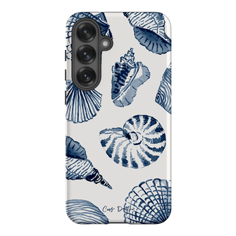 Blue Shells Printed Phone Cases Samsung Galaxy S25 Plus / Armoured by Cass Deller - The Dairy