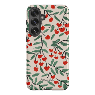 Cherry Love Printed Phone Cases Samsung Galaxy S25 Plus / Armoured by Phthalo Ruth - The Dairy
