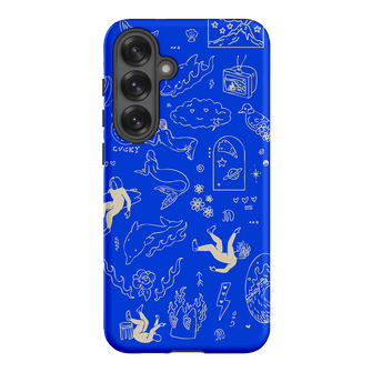 Easty Flash Blue Printed Phone Cases Samsung Galaxy S25 Plus / Armoured by Easty Beasty - The Dairy