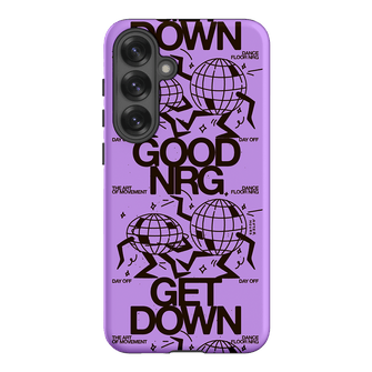 Good Energy in Purple Printed Phone Cases Samsung Galaxy S25 Plus / Armoured by After Hours - The Dairy