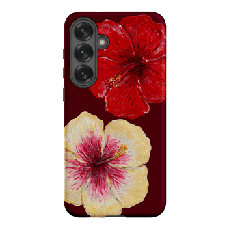 Hibiscus Flower Printed Phone Cases Samsung Galaxy S25 Plus / Armoured by BG. Studio - The Dairy