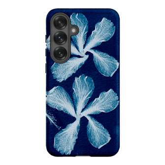 Hibiscus Cyanotype Printed Phone Cases Samsung Galaxy S25 Plus / Armoured by Sally Hungerford - The Dairy