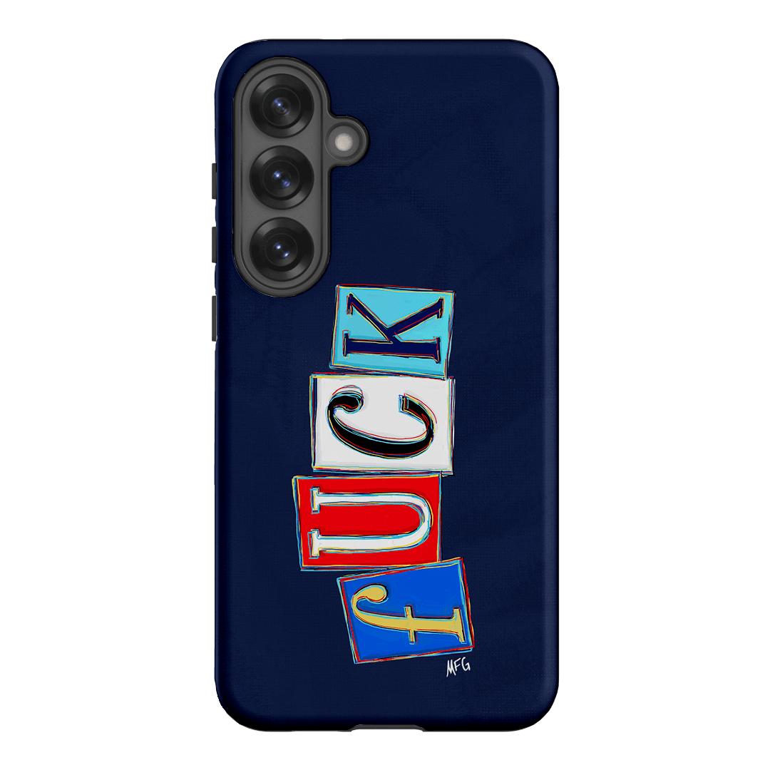Lil Fcks Blue Printed Phone Cases Samsung Galaxy S25 Plus / Armoured by Margarbs Art - The Dairy