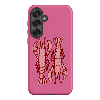 Lobster Love Pink Printed Phone Cases Samsung Galaxy S25 Plus / Armoured by The Dairy - The Dairy