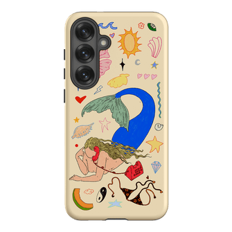 Mermaid Salad Cream Printed Phone Cases Samsung Galaxy S25 Plus / Armoured by Easty Beasty - The Dairy