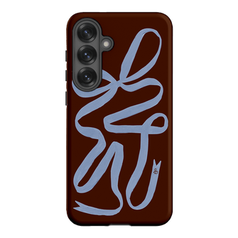 Mocha Ribbon Printed Phone Cases Samsung Galaxy S25 Plus / Armoured by Jasmine Dowling - The Dairy