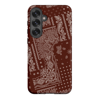 Paisley Cinnamon Printed Phone Cases Samsung Galaxy S25 Plus / Armoured by The Dairy - The Dairy
