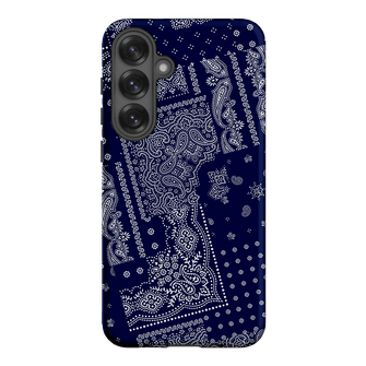 Paisley Indigo Printed Phone Cases Samsung Galaxy S25 Plus / Armoured by The Dairy - The Dairy