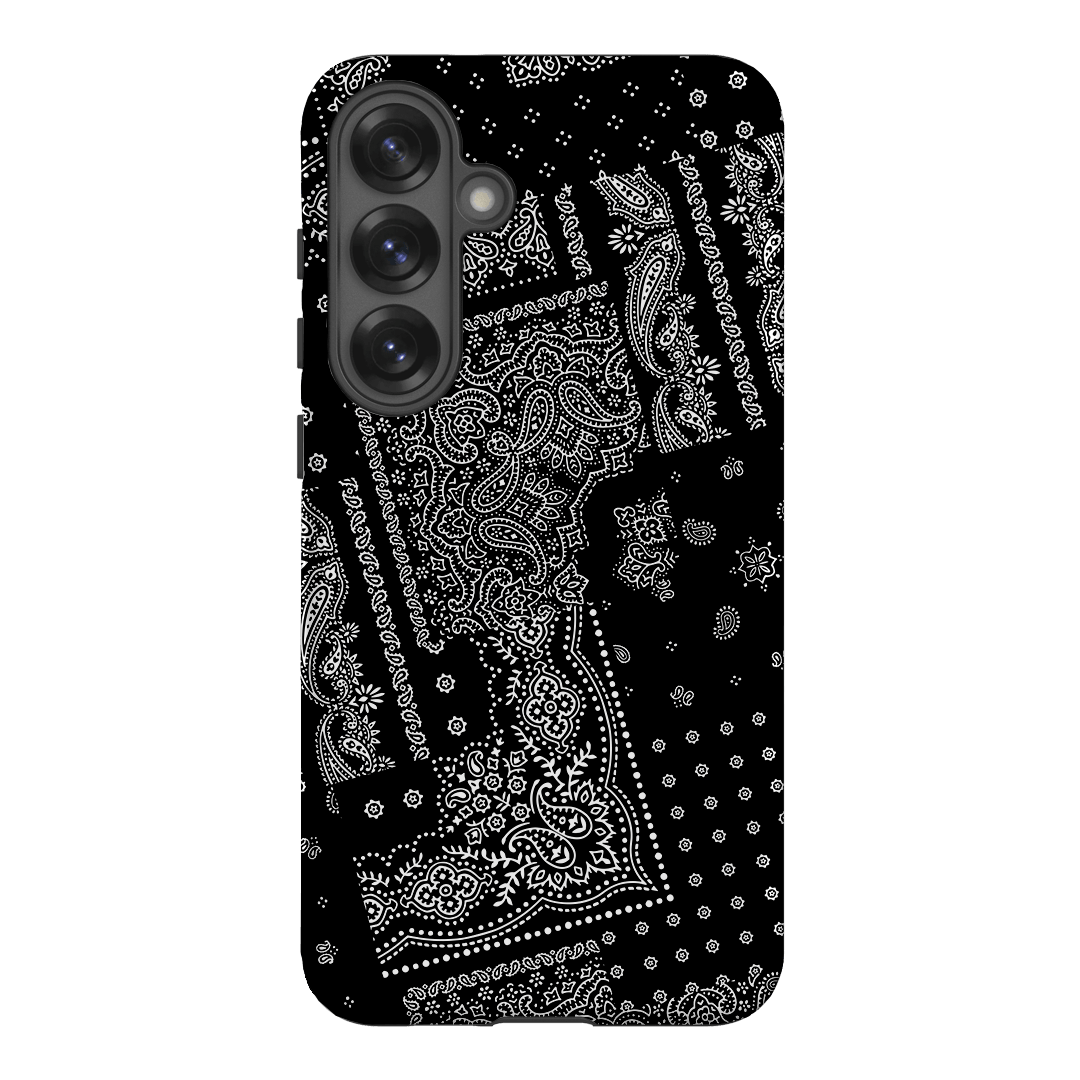 Paisley Noir Printed Phone Cases Samsung Galaxy S25 Plus / Armoured by The Dairy - The Dairy