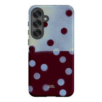 Plum Polka Dot Printed Phone Cases Samsung Galaxy S25 Plus / Armoured by Jasmine Dowling - The Dairy