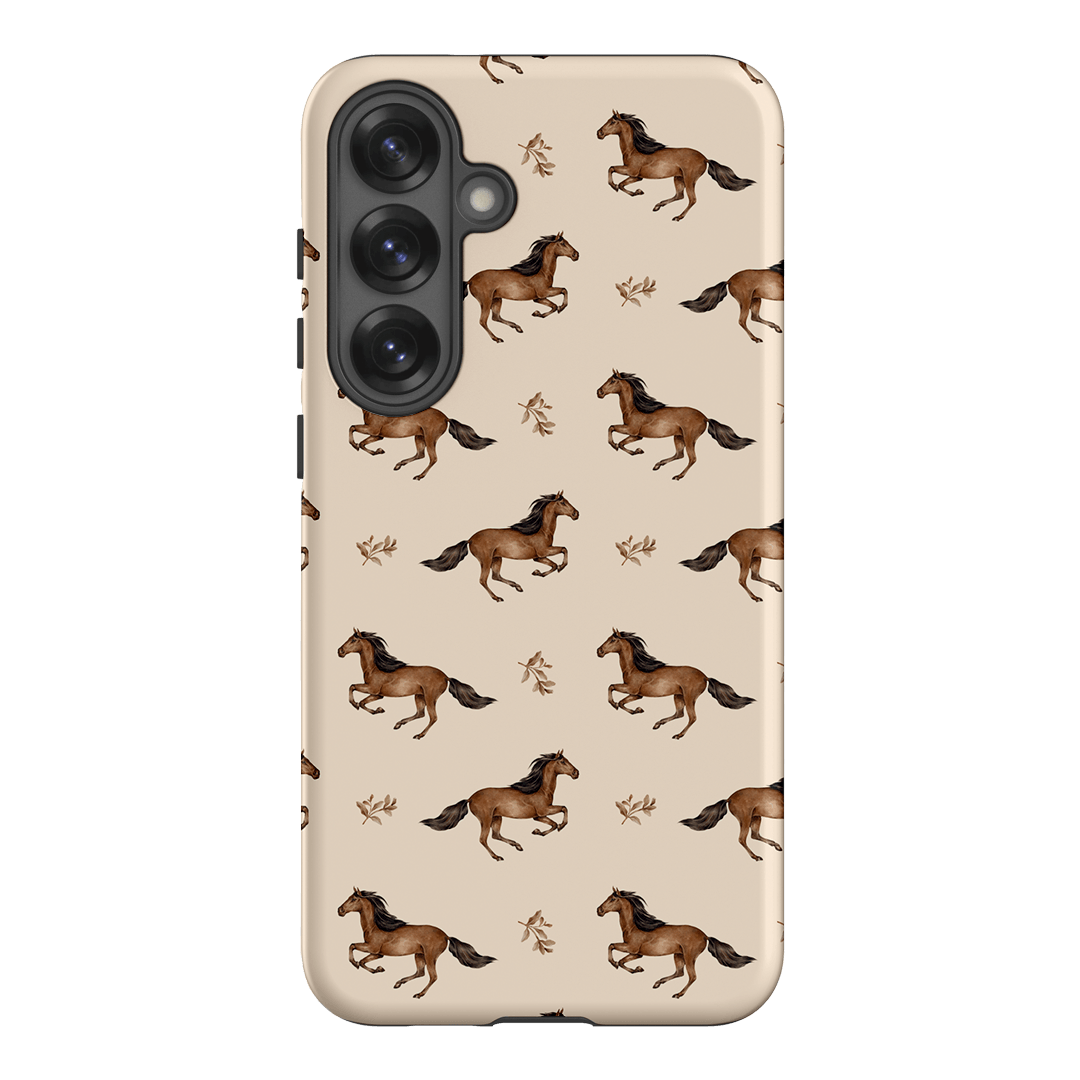 Running Horse Printed Phone Cases Samsung Galaxy S25 Plus / Armoured by Kasiags Art - The Dairy