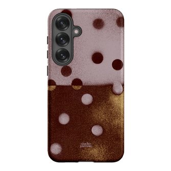 Rust Polka Dot Printed Phone Cases Samsung Galaxy S25 Plus / Armoured by Jasmine Dowling - The Dairy
