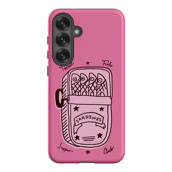 Sardine Social Pink Printed Phone Cases Samsung Galaxy S25 Plus / Armoured by The Dairy - The Dairy