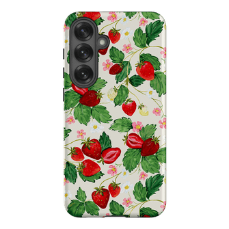Strawberry Patch Printed Phone Cases Samsung Galaxy S25 Plus / Armoured by Ellie Mae - The Dairy