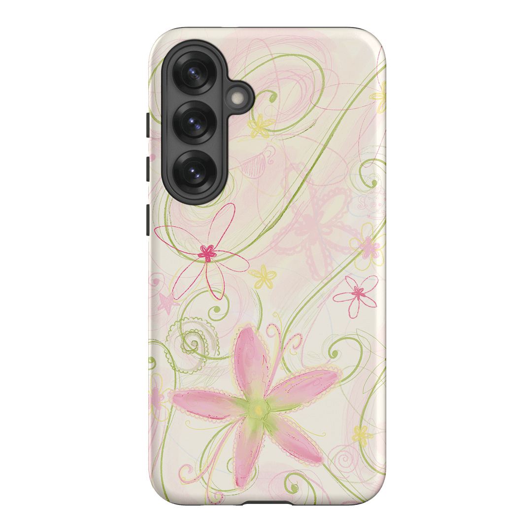 Swirl Pink Printed Phone Cases Samsung Galaxy S25 Plus / Armoured by Kayla Carr - The Dairy