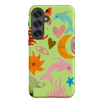 Tattoos Green Printed Phone Cases Samsung Galaxy S25 Plus / Armoured by Kate Eliza - The Dairy