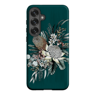 Teal Native Printed Phone Cases Samsung Galaxy S25 Plus / Armoured by Typoflora - The Dairy