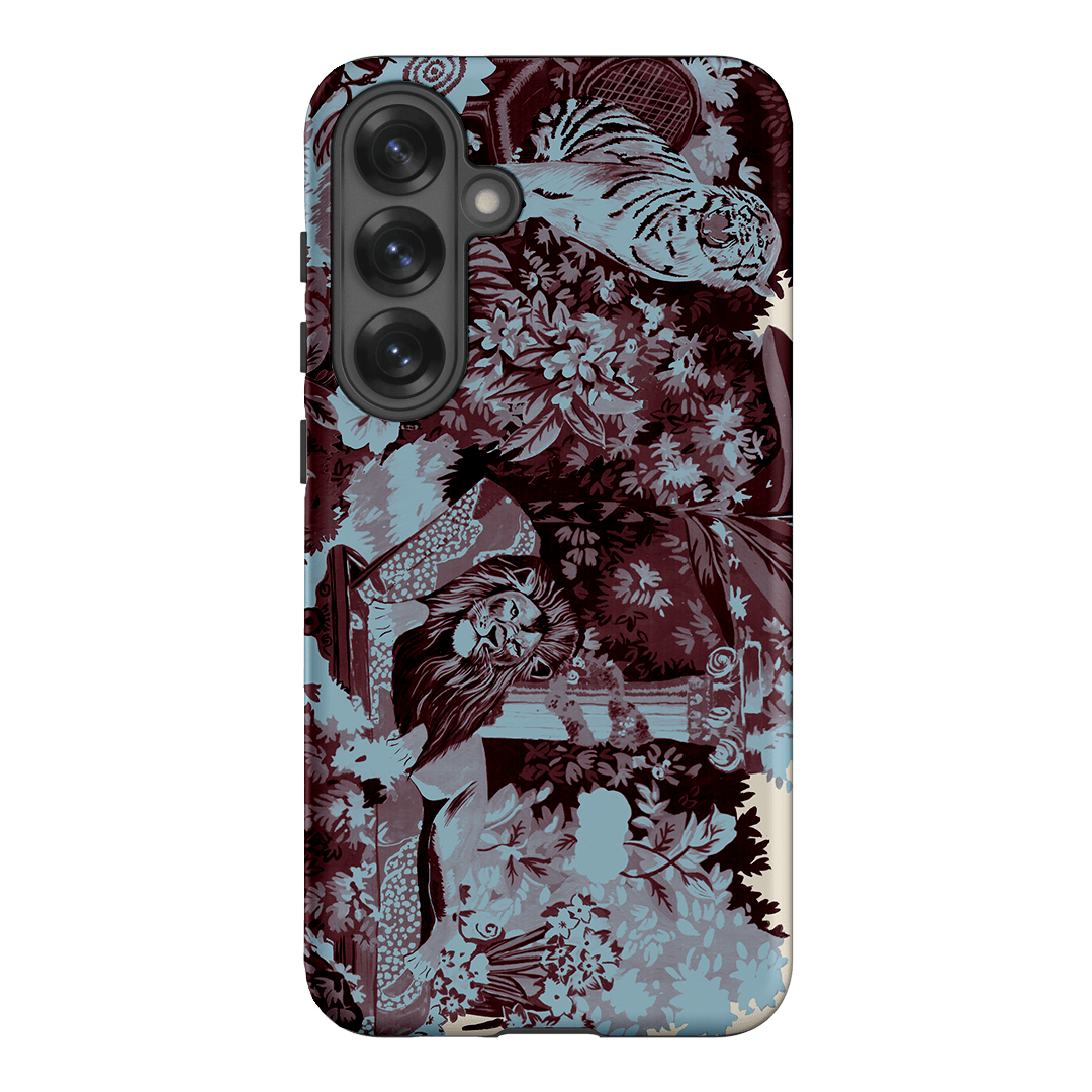 Tippi Blue Printed Phone Cases Samsung Galaxy S25 Plus / Armoured by Desmond & Dempsey - The Dairy