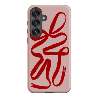 Valentine Ribbon Printed Phone Cases Samsung Galaxy S25 Plus / Armoured by Jasmine Dowling - The Dairy