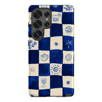 Afternoon Mezze Azure Printed Phone Cases Samsung Galaxy S25 Ultra / Armoured by Charlie Taylor - The Dairy