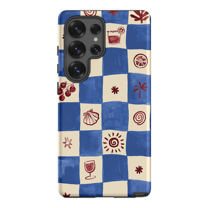Afternoon Mezze Cornflower Printed Phone Cases Samsung Galaxy S25 Ultra / Armoured by Charlie Taylor - The Dairy
