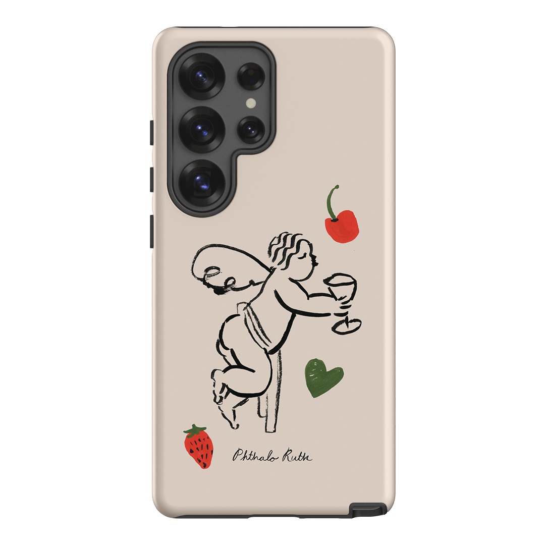 Cherub Printed Phone Cases Samsung Galaxy S25 Ultra / Armoured by Phthalo Ruth - The Dairy