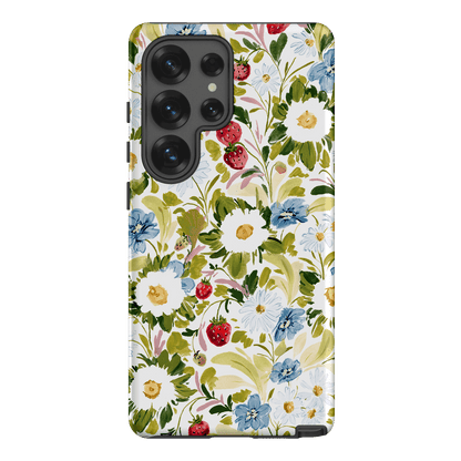 Garden Strawberries Printed Phone Cases Samsung Galaxy S25 Ultra / Armoured by Ellie Mae - The Dairy
