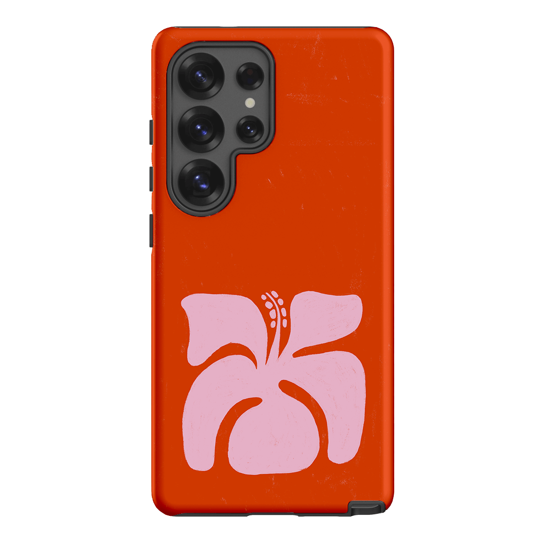 Hibiscus Crush Printed Phone Cases Samsung Galaxy S25 Ultra / Armoured by Marie Faurrite - The Dairy