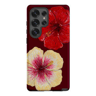Hibiscus Flower Printed Phone Cases Samsung Galaxy S25 Ultra / Armoured by BG. Studio - The Dairy